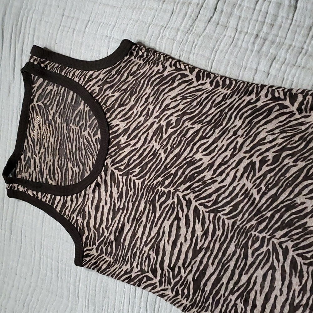 Sheer tank top